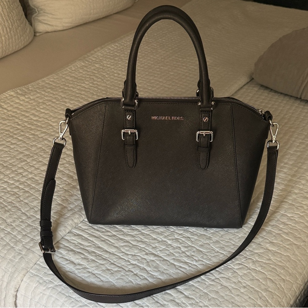 Michael Kors Dark Gray Satchel